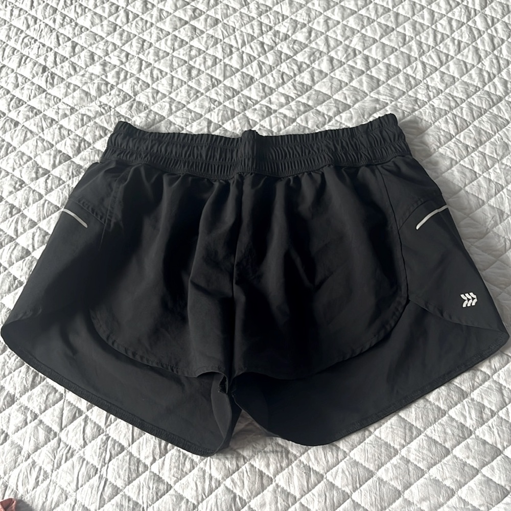 All in motion black running shorts size medium, used